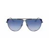 Victoria Beckham VB239S6309319 Moteriški kvadratiniai akiniai nuo saulės, juodas acetatas, pilki gradientiniai lęšiai, 63 mm