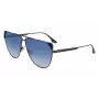 Victoria Beckham VB239S6309319 Moteriški kvadratiniai akiniai nuo saulės, juodas acetatas, pilki gradientiniai lęšiai, 63 mm