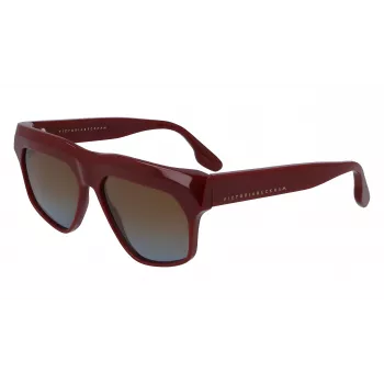 Victoria Beckham VB603S-604 Moteriški akiniai nuo saulės – kvadratinis per didelis acetatinis rėmelis 56/15/145 mm