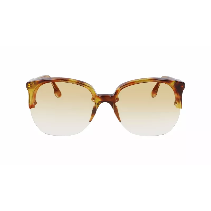 Victoria Beckham VB617S-222 Moteriški Oversized Butterfly Akiniai nuo Saulės Havana Acetatas Rudi Gradientiniai