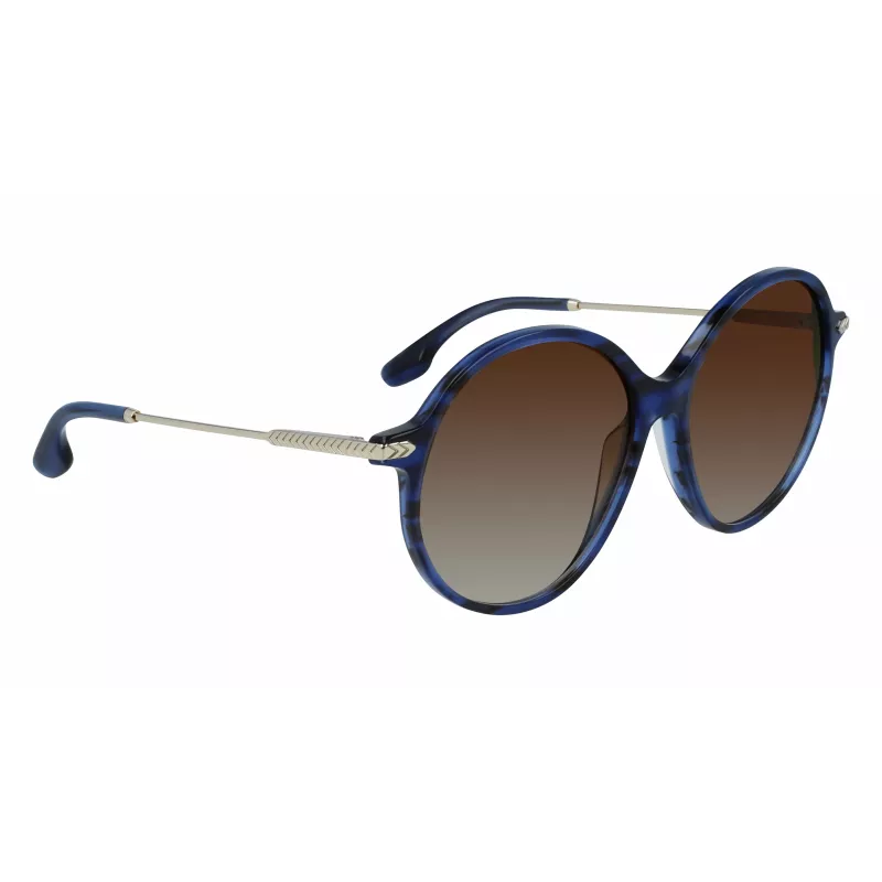 Victoria Beckham VB632S-419 Moteriški akiniai nuo saulės Havana Blue Gradient 58mm