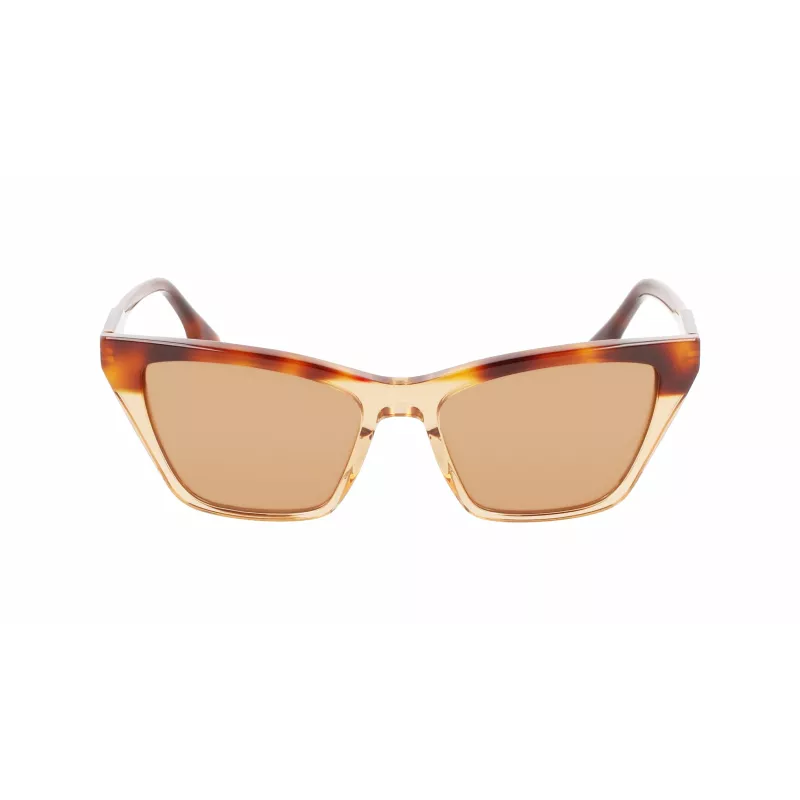 Victoria Beckham VB638S-218 Moteriški akiniai nuo saulės Havana Brown Gradient 55mm
