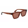 Victoria Beckham VB656S-203 Moteriški Akiniai nuo Saulės – Rudi Havana Acetato Rėmeliai su Rudais Gradientiniais Stiklais – 52 mm
