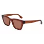 Victoria Beckham VB656S-203 Moteriški Akiniai nuo Saulės – Rudi Havana Acetato Rėmeliai su Rudais Gradientiniais Stiklais – 52 mm