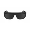Victoria Beckham VB666S5516001 moteriški kvadratiniai akiniai nuo saulės – juodo acetato rėmelis, juodi polikarbonatiniai lęšiai, 55/16/145 mm