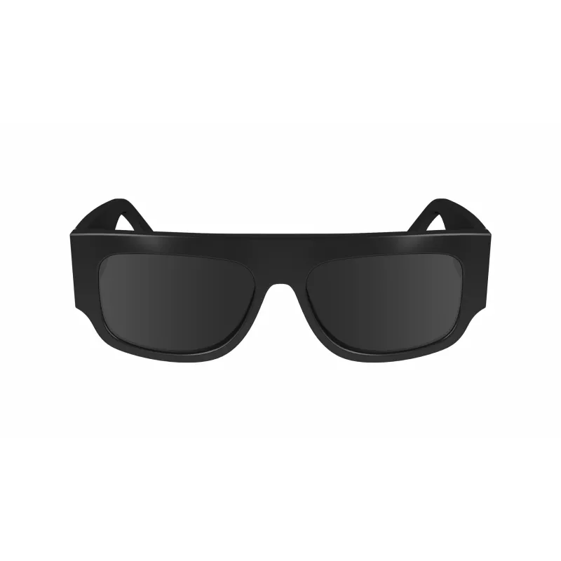 Victoria Beckham VB666S5516001 moteriški kvadratiniai akiniai nuo saulės – juodo acetato rėmelis, juodi polikarbonatiniai lęšiai, 55/16/145 mm
