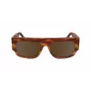 Victoria Beckham VB666S5516223 Moteriški kvadratiniai akiniai nuo saulės – rudo havano acetato rėmelis su rudais gradientiniais lęšiais – 55/16/145 mm