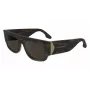 Victoria Beckham VB666S5516321 Moteriški dideli kvadratiniai akiniai nuo saulės Havana rudi gradientiniai 55 mm