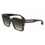 Victoria Beckham VB672S5715010 Moteriški Oversized Kvadratiniai Akiniai nuo Saulės – Juodas Acetato Rėmas, Pilki Polikarbonato Lęšiai, 57/15/140 mm