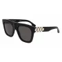 Moteriški akiniai nuo saulės Victoria Beckham VB675S5220001 – juodas acetatinis rėmelis, pilki polikarbonatiniai lęšiai, 52 mm
