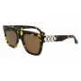Victoria Beckham VB675S5220012 Moteriški Akiniai Nuo Saulės, Juodas Acetato Rėmelis, Tamsiai Pilki Polikarbonato Lęšiai, 52 mm