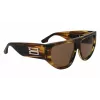 Victoria Beckham VB676S moteriški akiniai nuo saulės – Havana rudos spalvos acetato rėmelis su rudais gradientiniais lęšiais – 55/14/145 mm