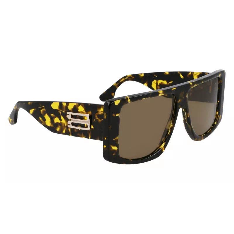 Victoria Beckham VB678S5713012 Moteriški Akiniai nuo Saulės – Juodas Rėmelis, Tamsiai Pilki Gradientiniai Lęšiai – 57/13/145 mm