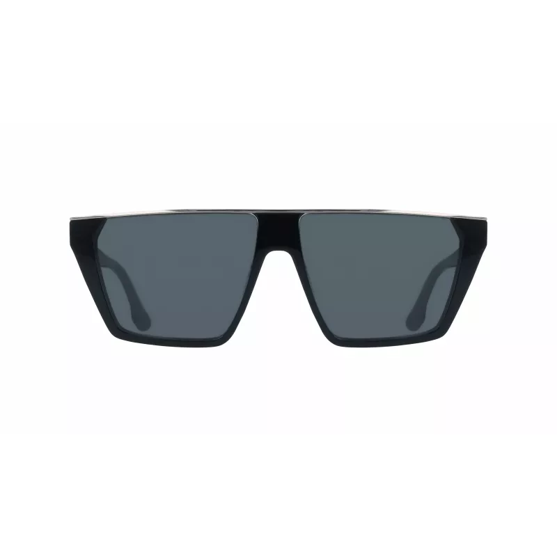 Victoria Beckham VB683S5812001 Moteriški Akiniai nuo Saulės – Juodas Acetato Rėmelis, Pilki Lęšiai, 58 mm