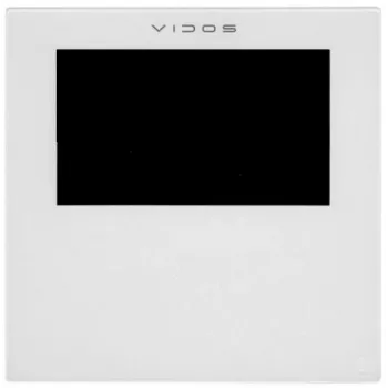 VIDOS 2IP M201W-X 7 colių IP vaizdo durų monitorius su liečiamuoju ekranu, baltas