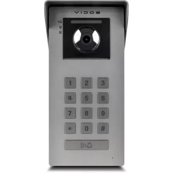 VIDOS IPX S100 lauko IP vaizdo durų skambutis, 2MP 1080p, PoE, Wi-Fi, juodas