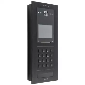 VIDOS S210 2IP vaizdo domofono stotelė, Full HD 1080p, RFID, Wi-Fi, sidabrinė/pilka