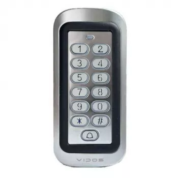 VIDOS ZS47-MF klaviatūros spyna su RFID skaitytuvu, IP65, 2000 vartotojų, 12V DC