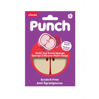 Vileda Punch Universalus kempinėlis – Obuolys, 1 vnt.