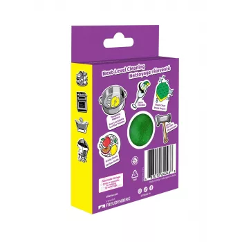 Vileda Punch Flexible Sponge Scourer, Lemon, 1 vnt.