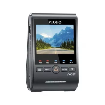 VIOFO A329S 1CH GPS 4K UHD Vaizdo registratorius su Sony STARVIS 2 IMX678, įmontuotu GPS, Wi-Fi, parkavimo režimu, 2,4 colių LCD, super kondensatoriumi, iki 512 GB