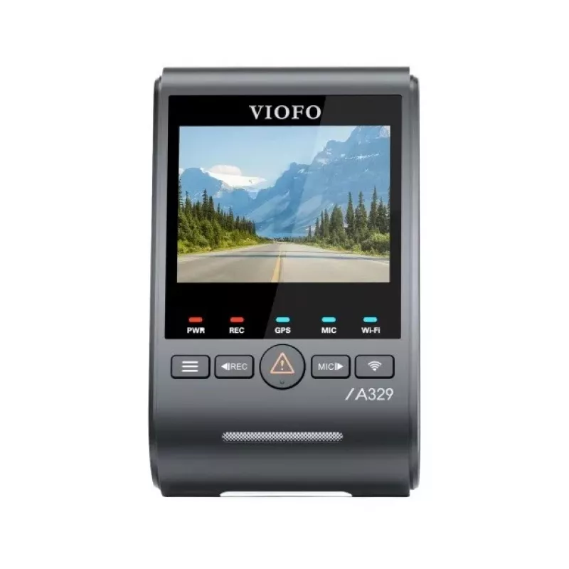 VIOFO A329S 1CH GPS 4K UHD Vaizdo registratorius su Sony STARVIS 2 IMX678, įmontuotu GPS, Wi-Fi, parkavimo režimu, 2,4 colių LCD, super kondensatoriumi, iki 512 GB