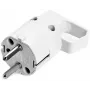 VIPLAST 325-01 Universal Schuko kištukas su griebimo žiedu, 16A 250V, IP20, baltas
