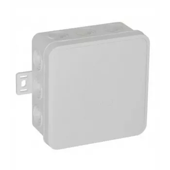VIPLAST V6 Click paviršinio montavimo jungčių dėžutė, 12 kabelių įvadų, tuščia, balta, IP54, 85x85x41mm, 036-01