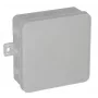 VIPLAST V7 Klik paviršinė tuščia jungiamoji dėžutė, 12 kabelių įvadų, balta, IP54, 100x100x41 mm