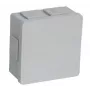 VIPLAST VP-02 paviršinio montavimo dėžutė, 6 kabelių įvadai, IP55, pilka, 86x86x40mm