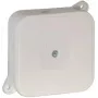 VIPLAST VP-2 paviršinis tuščias sujungimo dėžutė 4 įvadai IP44 balta 85x85x35mm 027-01