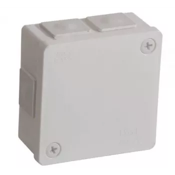 VIPLAST VP-22 Paviršinio montavimo jungčių dėžutė, 6 įvadai, IP55, balta, 86x86x40 mm
