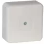 VIPLAST VP-31 paviršiaus montavimo tuščia jungiamoji dėžutė, 12 kabelių įvadų, IP55, balta, 85x85x37 mm