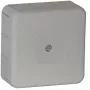 VIPLAST VP-31 paviršinio montavimo prijungimo dėžutė, 12 įvadų, pilka, IP55, 85x85x37mm