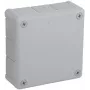 VIPLAST VP-51 paviršinio montavimo jungiamoji dėžutė, 12 įvadų, pilka, IP55, 118x118x46 mm