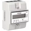 Virone EM-3 Trifazis elektros skaitiklis, 80 A, 3 moduliai, DIN bėgis TH-35 mm