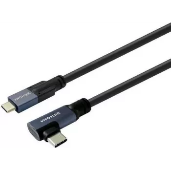 Vivolink PROUSBCMM10A USB-C į USB-C kabelis su kampu 1m 10Gbps 100W 4K