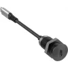 Vivolink USB-C stalinis lizdas, juodas, su 0,3 m USB-C laidu