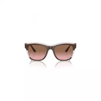 VOGUE VO5557S313614 Moteriški Akiniai Nuo Saulės – Skaidriai Pilkas Rėmelis, Tamsiai Pilki Lęšiai, 54 mm
