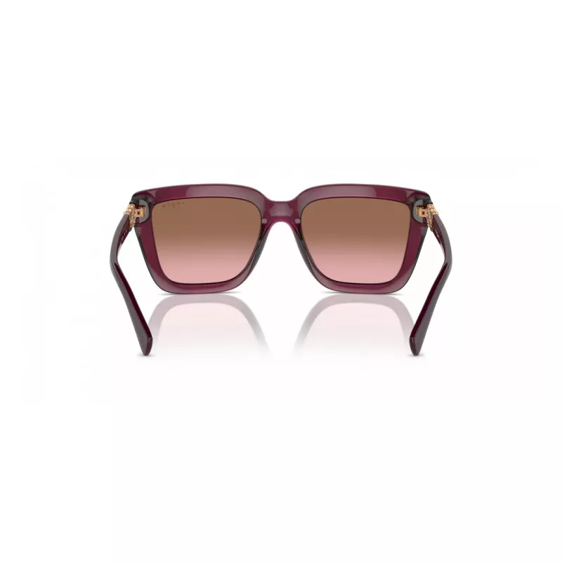 VOGUE VO5575SB29891 Moteriški stačiakampiai akiniai nuo saulės Havana Brown Gradient 55 mm