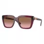 VOGUE VO5575SB29891 Moteriški stačiakampiai akiniai nuo saulės Havana Brown Gradient 55 mm