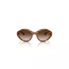 VOGUE VO5576SB15081 Moteriški katės akies formos akiniai nuo saulės Havana Ruda Gradient
