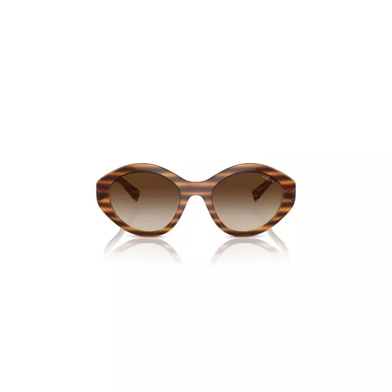 VOGUE VO5576SB15081 Moteriški katės akies formos akiniai nuo saulės Havana Ruda Gradient