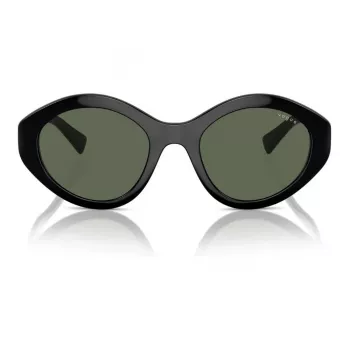 VOGUE VO5576SBW4471 Moteriški drugelio formos akiniai nuo saulės - Havana propionato rėmelis, rudi gradientiniai lęšiai, 52 mm