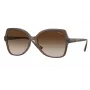 Vogue Moteriški katės akies akiniai nuo saulės VO5488S238613 tamsiai havana rudi gradientiniai 56 mm