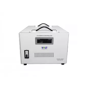 VOLT POLSKA AVR PRO 10000 įtampos stabilizatorius – 10000VA/8000W automatinis įtampos reguliatorius su LCD ekranu