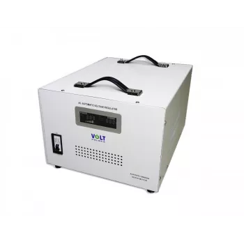 VOLT POLSKA AVR PRO 10000 įtampos stabilizatorius – 10000VA/8000W automatinis įtampos reguliatorius su LCD ekranu