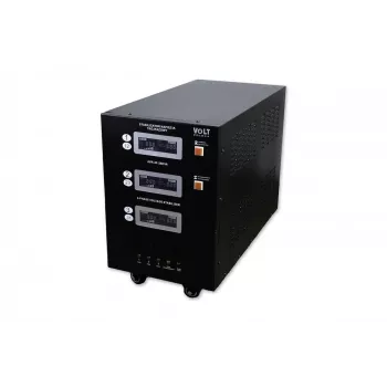 VOLT POLSKA AVR PRO 25000VA Trifazis automatinis įtampos stabilizatorius su servovarikliu, 3% tikslumas