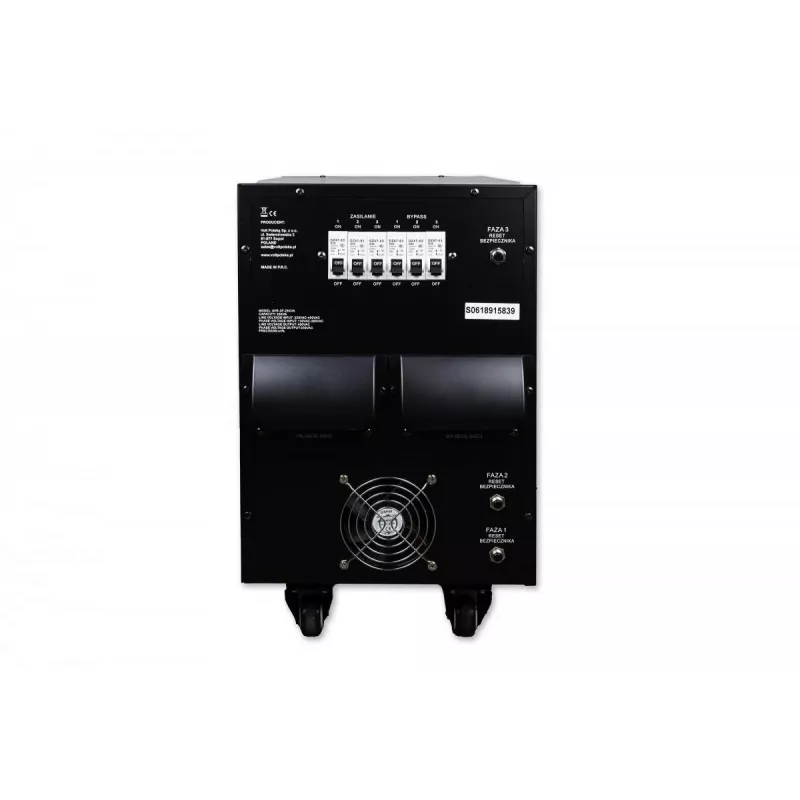 VOLT POLSKA AVR PRO 25000VA Trifazis automatinis įtampos stabilizatorius su servovarikliu, 3% tikslumas