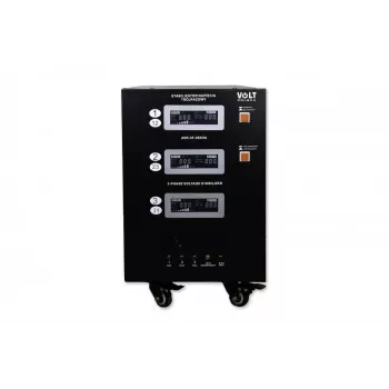 VOLT POLSKA AVR PRO 25000VA Trifazis automatinis įtampos stabilizatorius su servovarikliu, 3% tikslumas